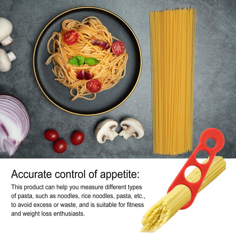 Medidor de Espagueti de 4 Agujeros Medidor de Pasta Fideos Cocinar Cocina Pastel Regla Cinta Métrica Medición Herramientas de Cocina Gadgets