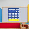 Calendar Pocket Chart for Kids Tags Card Homeschool Back Weekly with 89 Cards Wall