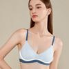 Non-marking Underwear Women Gathered Without Steel Ring Girls Bra Triangle Cup Flat-breasted Comfortable Bra