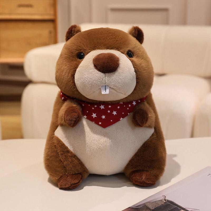 

Симуляция Сурок Сурка Плюшевая Игрушка Забавная Декорация Комнаты Милые Животные Игрушки Бобер Подарки на День Рождения Искусственная Модель Подарки 22cm