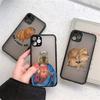 Cute Capybara Phone Cases for IPhone 11 12 13 14 Pro Max X XR XS SE 2020 6 7 8Plus Funny Animal Shockproof Hard Matte Cover Capa