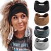 Women's Solid Color Elastic Yoga Headband - Wide, Sweat-Absorbing Sport Macaron Design