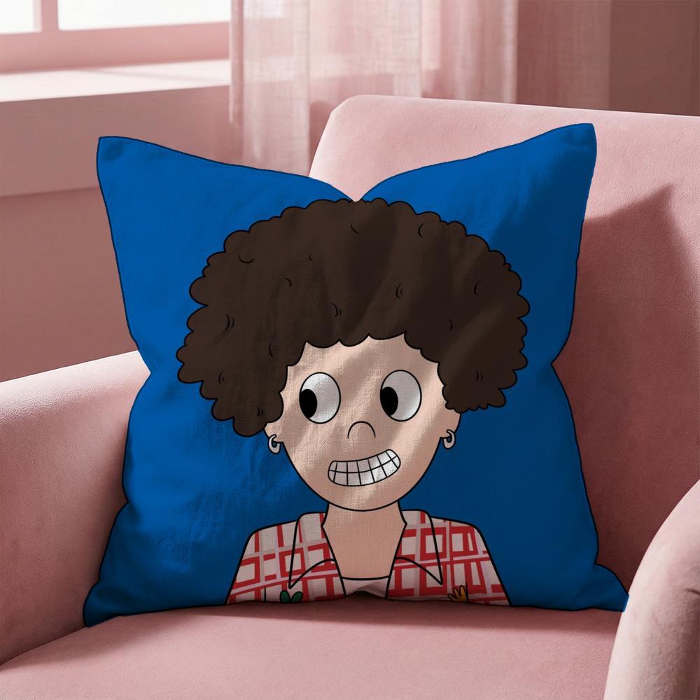 P-Pop ManS Cushion Cover Multi-Scene Pillow Cover for Home & Car - Reversible, Soft & Durable for Daily Use