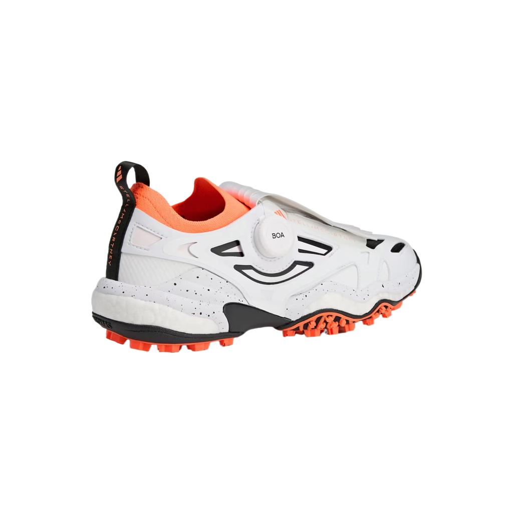 Stella McCartney Adidas CodeChaos Boa Comfortable Fashion Trendy Minimalist Shock Absorption Low Top Golf Shoes Women Sneaker White Orange JH8936