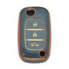 TPU Car Key Case Cover Shell Fob Holder For Renault Megane 3 Fluence LADA Priora Granta Xray for Mercedes Smart Fortwo Forfour Protection Accessories