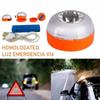 2PCS LED Car Emergency Light V16 Flashlight Magnetic Induction Strobe Road Accident Lamp Beacon Safety Accessory NO DGT