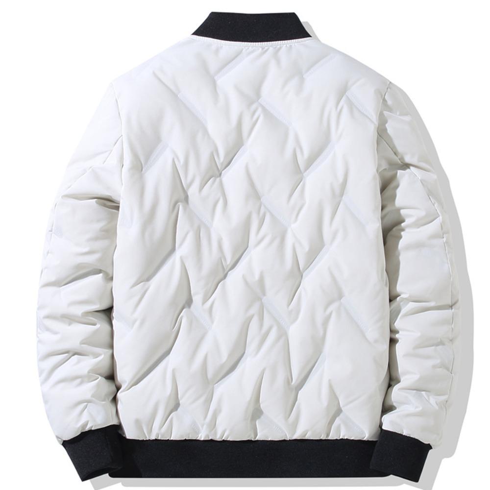 Autumn and winter new men's down jacket thickened warm stand-up collar versatile men's and women's same style