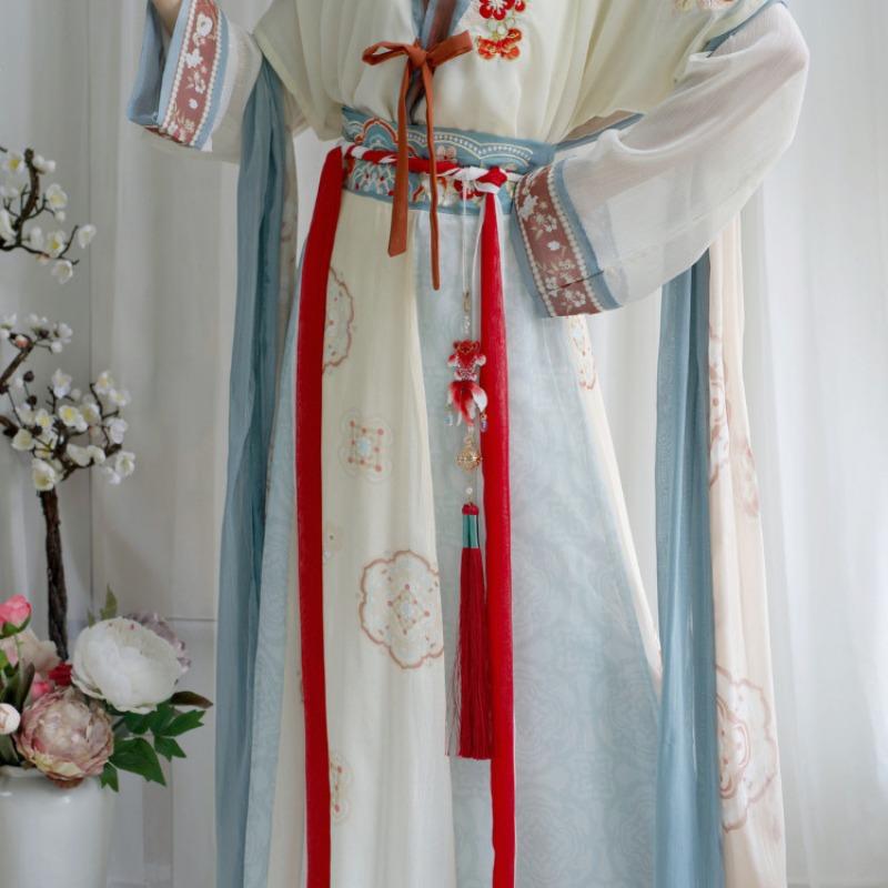 [Princess Changle] Tang Dynasty-made Dumplings Are Restored To Waist-length and Eight-broken Skirts, and They Look Thin Every Day. Summer Hanfu