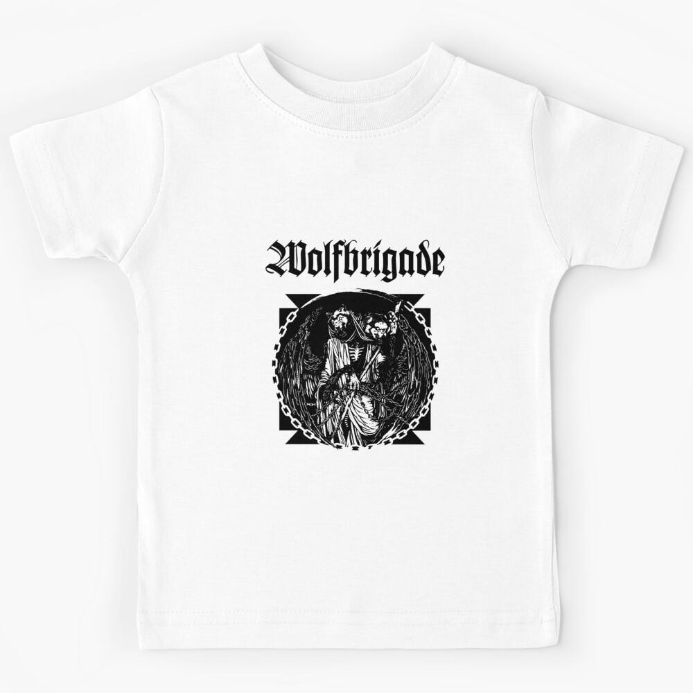 ESSENTIAL DARK SKLETON AND WOLF Kids T-Shirt 140