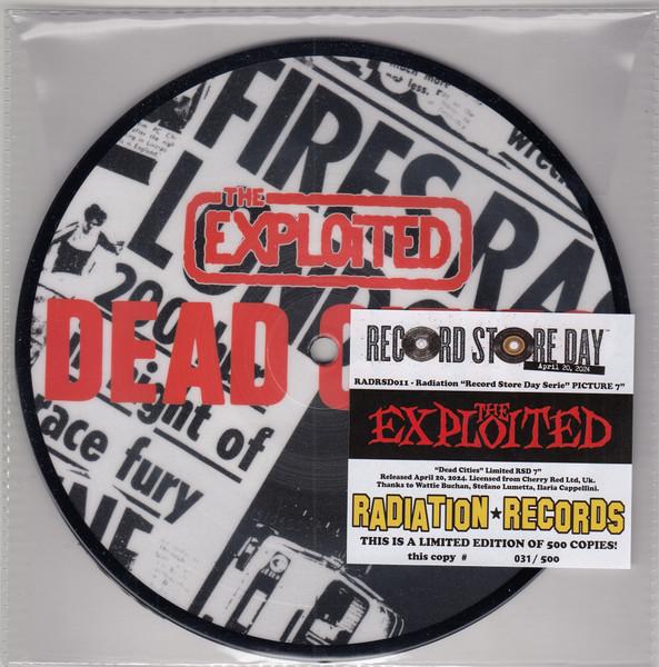 

7inch Record EXPLOITED - Dead Cities RADRSD011 Radiation Recor 2024 Worldwide Rock