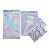 10Pcs Iridescent Zip Lock Pouches Cosmetic Plastic Laser Holographic Zipper Bags