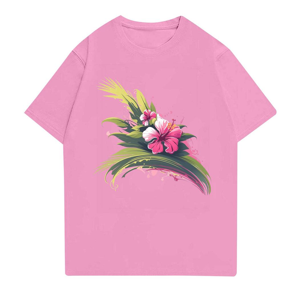 Kortermet skjorte med standkrage for menn Løs fritidsferieskjorte herre