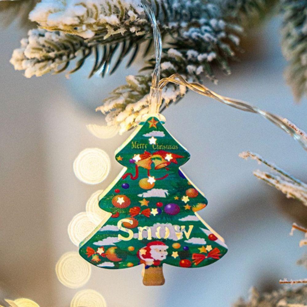Elk Shape Christmas LED Light String Cartoon Christmas String Lights  Christmas Decorations