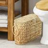 Cesto Portaoggetti Moderno Semplice in Rattan con Coperchio per Organizzazione del Soggiorno