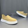 Fashion Summer New Men Ice Slip-On Casual Shoes Loafers Ultra-light Breathable Man Canvas Shoes Fashion Low-top Sneakers Footwear Hombre