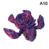 Rose Turtle 3D Printed Articulating Turtle Fidget Toy Joint Movable Model Stress Relief Sea Turtle Figurine Landscape Decoration