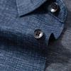 Chemise à carreaux manches longues en soie et cachemire brossé pour homme MONTAGUT