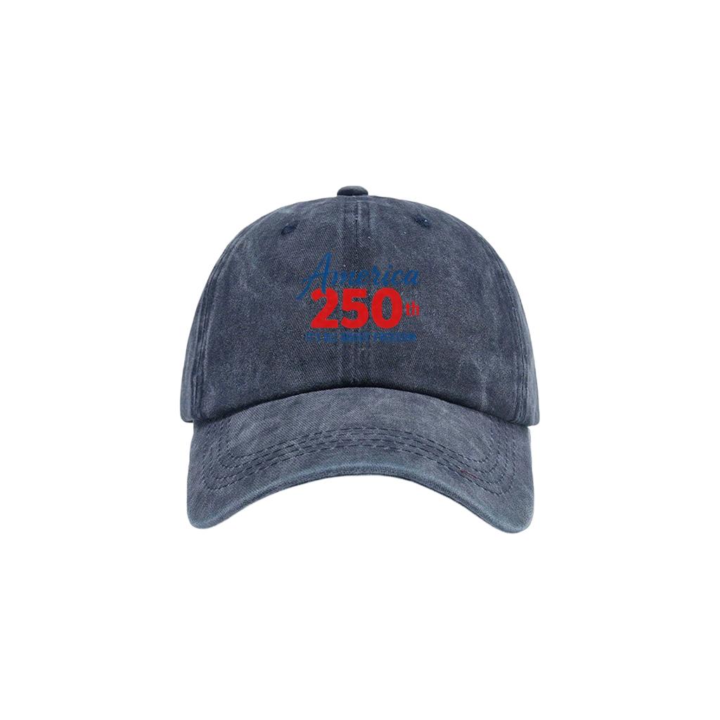 Printed Baseball Cap, Commemorating The 0th Anniversary Of The United States .