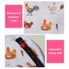 Chicken Saddle Outdoor Hen Apron Chicken Protective Vest Jacket Poultry Wing Back Protector for Feather Growth