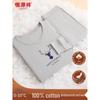 Hengyuanxiang Youth Pure Cotton Antibacterial Anti-Mite Thermal Underwear Set