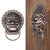 Vintage Copper Door Knocker Lion Head Design Ornate Door Pull Ring Animal Head Door Ring Wooden Door