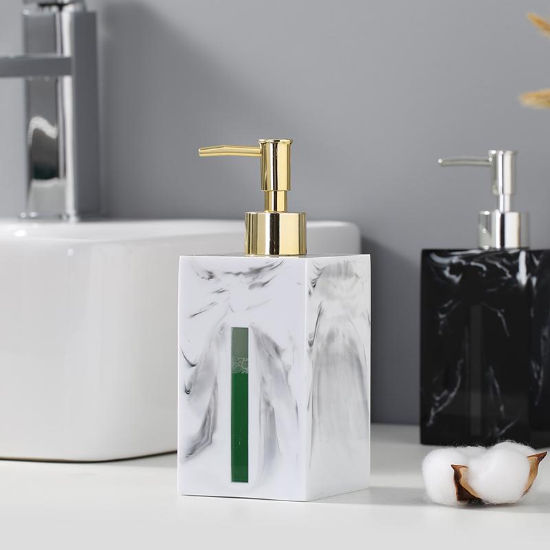 500ml marble soap dispenser ceramic bathroom shower gel shampoo bottle press lotion bottle bathroom accessories
