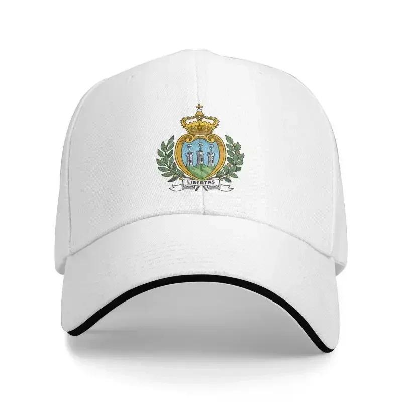 Punk Coat Of Arms Of San Marino Baseball Cap Men Women Adjustable Dad Hat Sun Protection