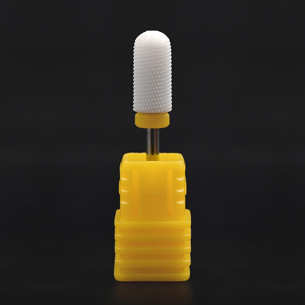 

KADS керамические сверла для ногтей с круглой головкой для электрической дрели для маникюра, аксессуары для ногтей, сверло для ногтей, инструмент