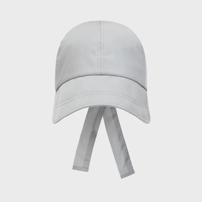 VA Studded Ribbon Bonnet Hat Grey