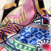 Design Gorgeous Saddle Brand Square Scarf Woman New Silk Scarf Women Bandana Luxury Headband Hijab Foulard Neckerchief