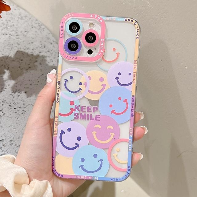 

Прозрачный силиконовый чехол для телефона Xiaomi Redmi Note 11S 10 Pro 9 9A 9C 9T 8 7 Poco M3 X3 NFC Mi 11T с милой улыбкой и лицом Redmi 9C