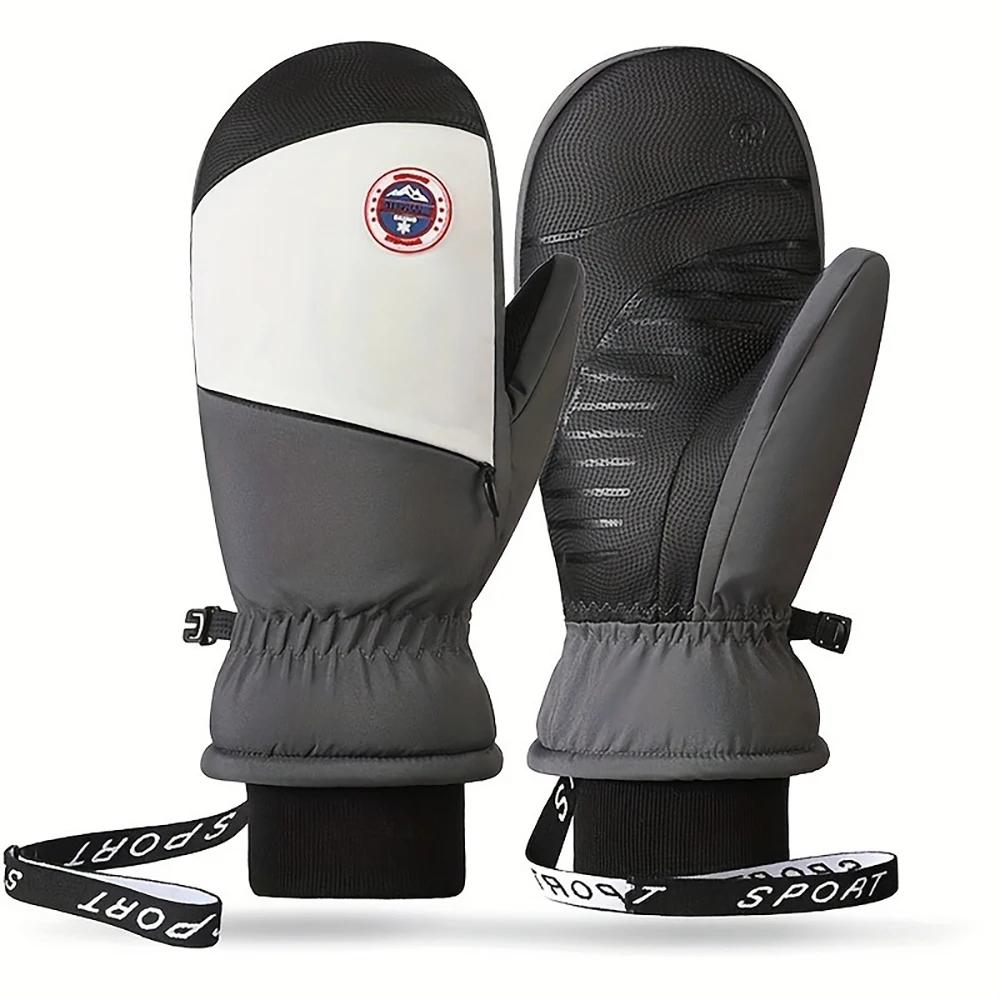 Ski Gloves Winter for Women Men Snowboard Mittens Touchscreen Snowmobile Motor Waterproof Thermal Snow