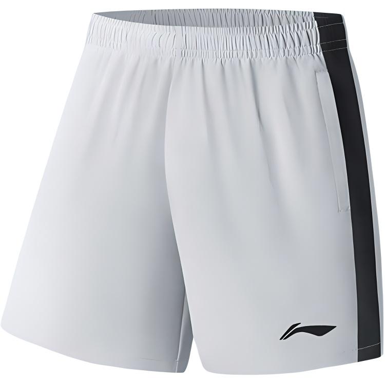 Li Ning Running Fitness Training Casual Sports Shorts Men Shorts Light-Gray AKSU787-2