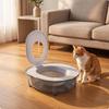 Katzentoilette Kompakt Kitty Niedrige Ränder für Innenräume, Wohnungen
