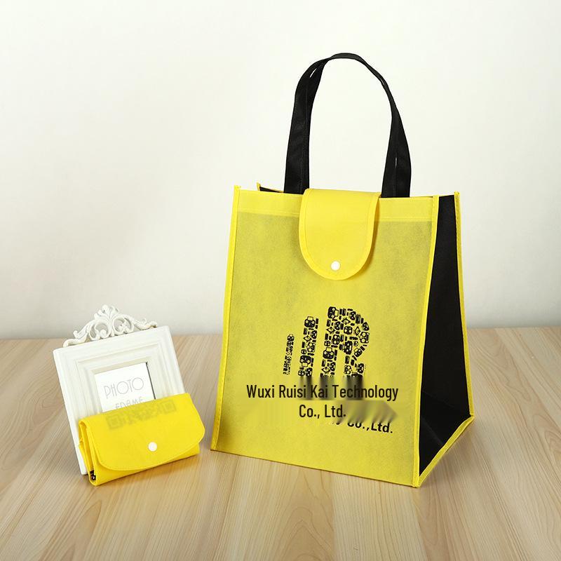 Eco-Friendly Foldable Tote Bag with Custom Logo for Promotions