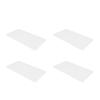 10PCS Tattooing Microblading Practice Skin Double Sides Blank 2mm Thickness Silicone Tattoo Practice Skin for Eyebrow