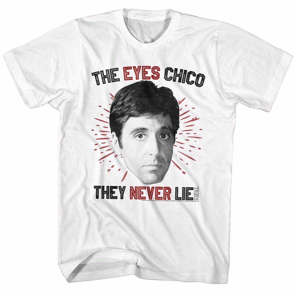 Scarface Eyeschico White T-Shirt XXL