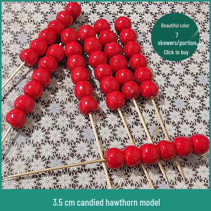 Artificial Candied Fruit Skewer Prop