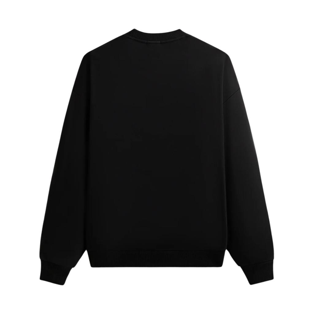 Kith FW24 Mas Series Fashion Comfortable Simple Crewneck Sweatshirt Unisex sweatshirt Black KHM032624-001