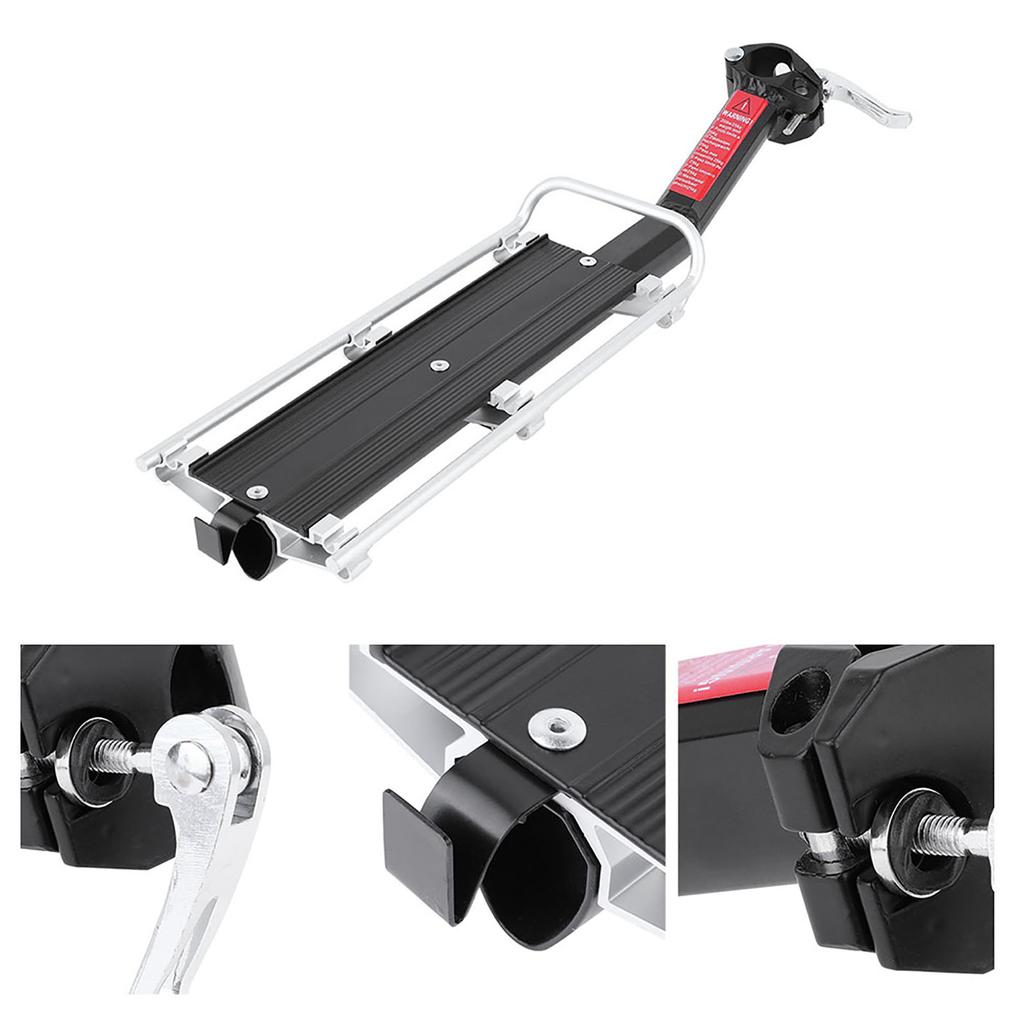 Aluminum Alloy Mountain Road Bicycle Rear Seat Luggage Shelf with Fender Accessory