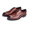 Fashion Handmade Men's Oxford Shoes 2025 Business Formal Classic Genuine Leather Cowhide Brogue Formal Shoes