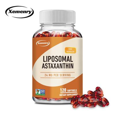 Kapsułki liposomalne z astaksantyną 24 mg - Zdrowie komórkowe