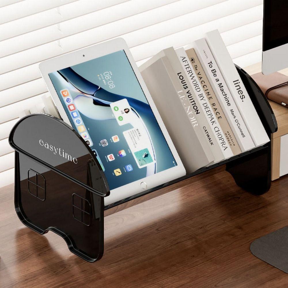 Stable Desktop Book Rack Space Saving Stationery Shelf Durable Folder Storage Rack  Student