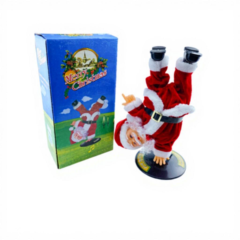 Elektrisches Spielzeug Kletterseil Kletterleiter Kletterschornstein Weihnachtsmann für Weihnachtsdekoration Weihnachtsgeschenke