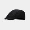 Spring and Summer Simple Light Board Imitation Hemp Beret Men's British Retro Breathable Duck Tongue Forward Hat Women's Middle-aged Hat