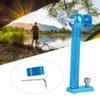 Aluminium Alloy Blue Portable Lightweight Universal Box Fishing Chair Night Light Bracket Supplies Tackle Accessory