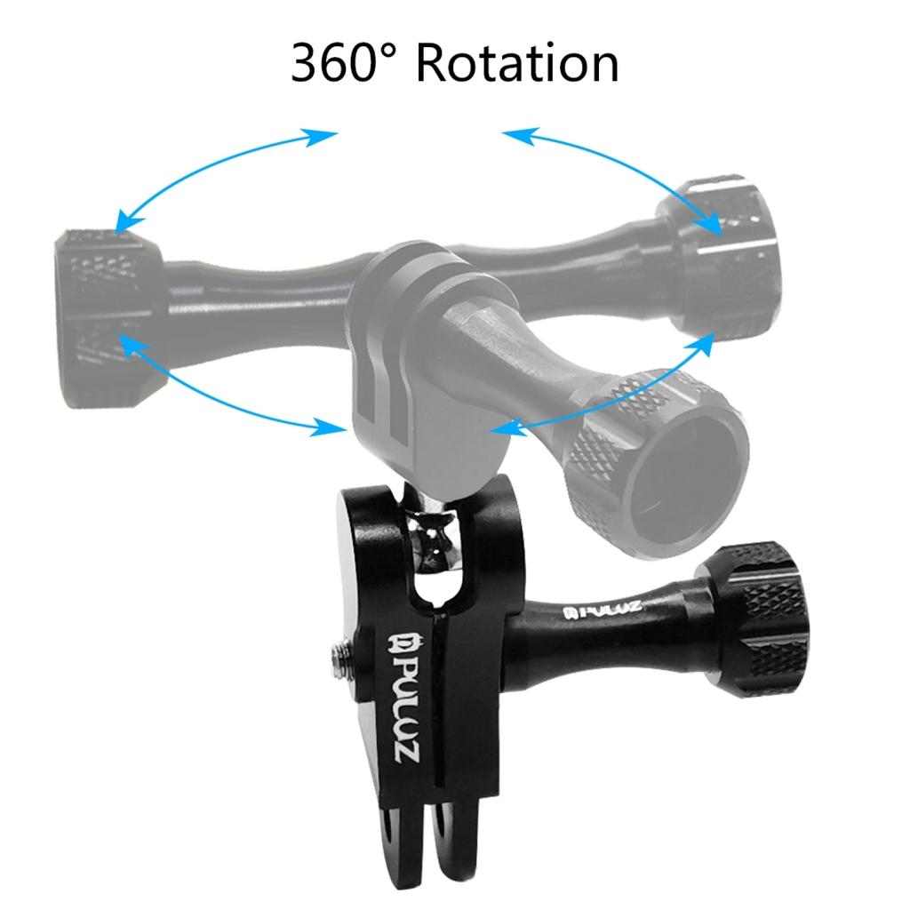 PULUZ PU174 Für GoPro Hero/DJI Osmo Action Metall 360 Grad Schwenkbare Halterung Adapter mit Langen Schrauben