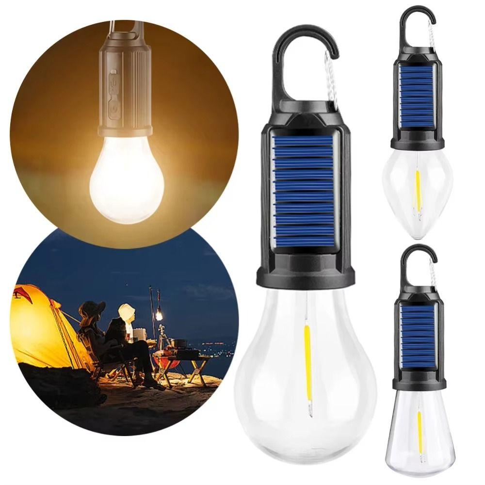 Rechargeable Solar Powered LED Lamp 4 Modes Camping Lamp Durable LED Lighting Lantern  Fishing