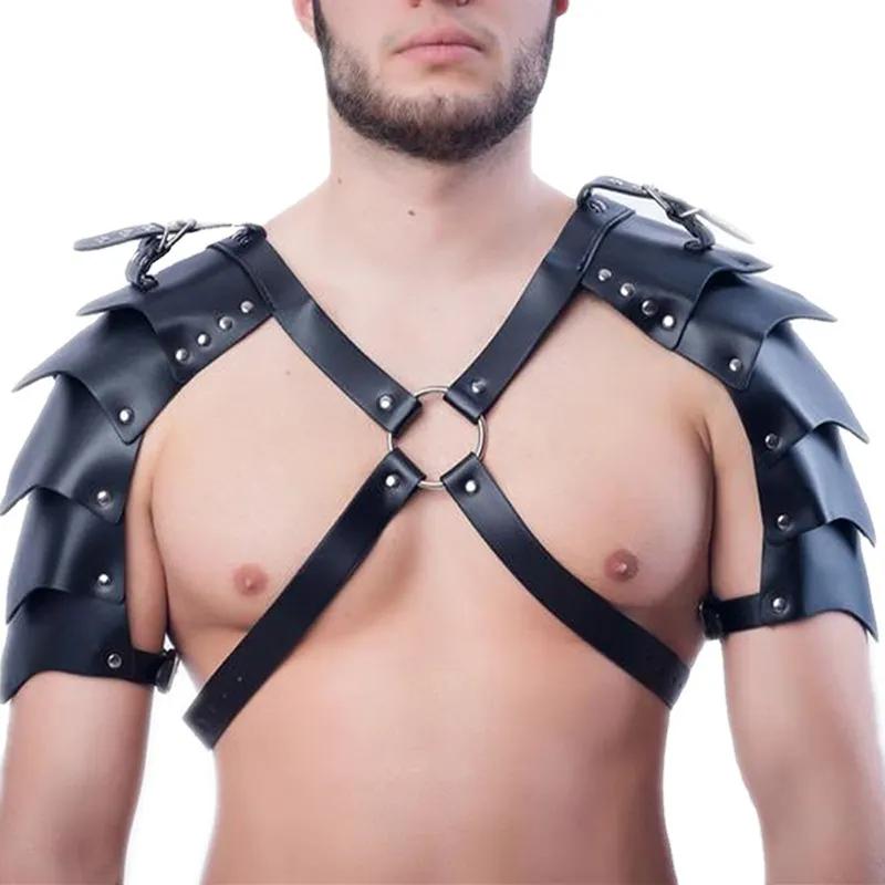 EURO Sexy Lingerie for Men Adjustable Shoulder Belt Clubwear Costume Underwear Bondage Gear SM Products
