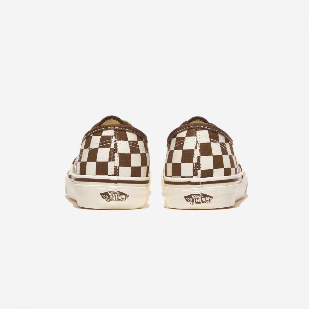 Vans Authentic   Checkerboard Brown Vn000bw5bro Checkerboard Brown